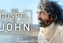 Poster of "The Gospel of John" featuring Jesus Christ in profile, perfect for those looking to download The Gospel of John movie.